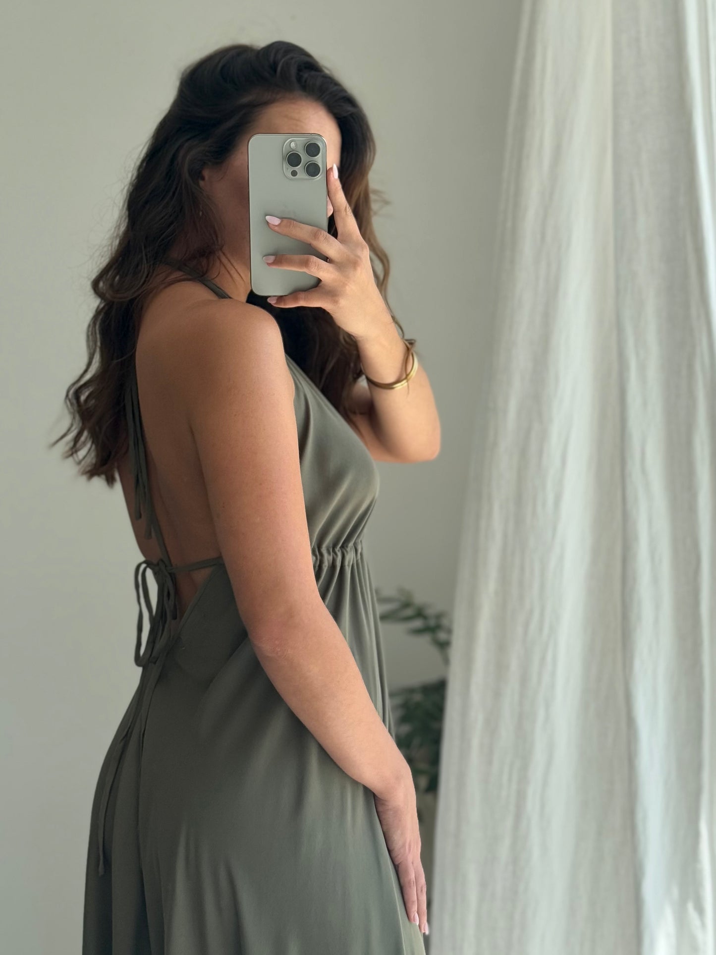 Robe Carla kaki