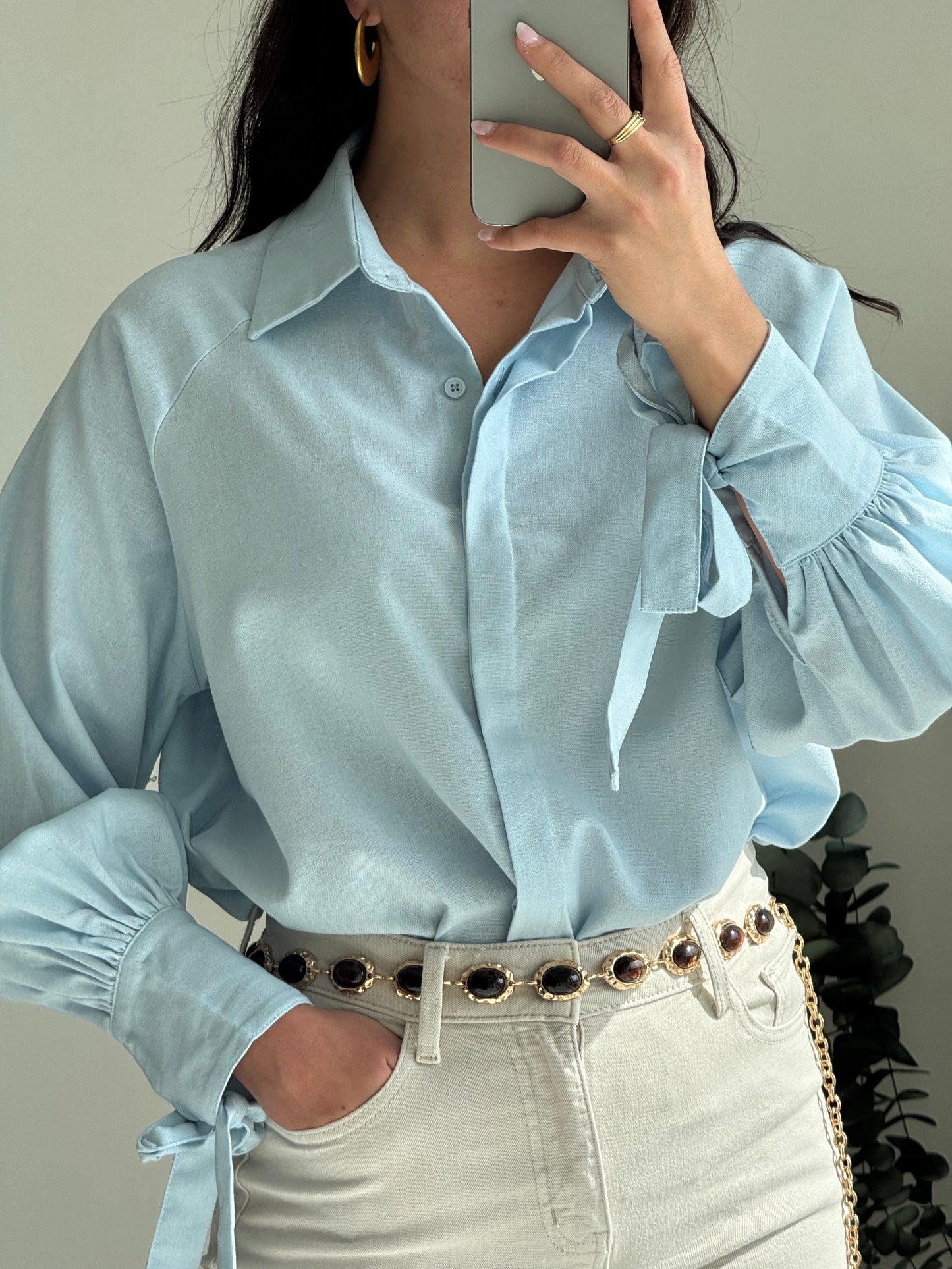 Chemise bleue